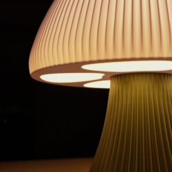 Luminária Clarté Chanterelle - Verde Oliva e Branco - Imagem 6