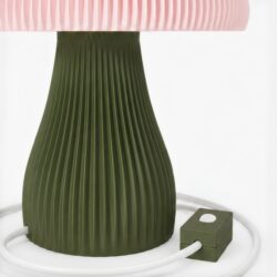 Luminária Clarté Chanterelle - Verde Oliva e Rosa - Imagem 9